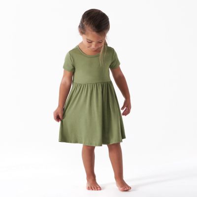Baby Girls Midnight Floral Short Sleeve Twirl Dress