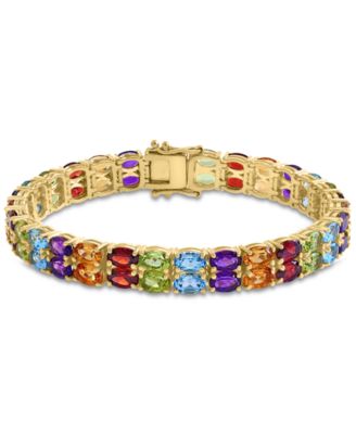 EFFY&reg; Amethyst Tennis Bracelet (25-1/3 ct. t.w.) in Sterling Silver. (Also available in Citrine & Blue Topaz)