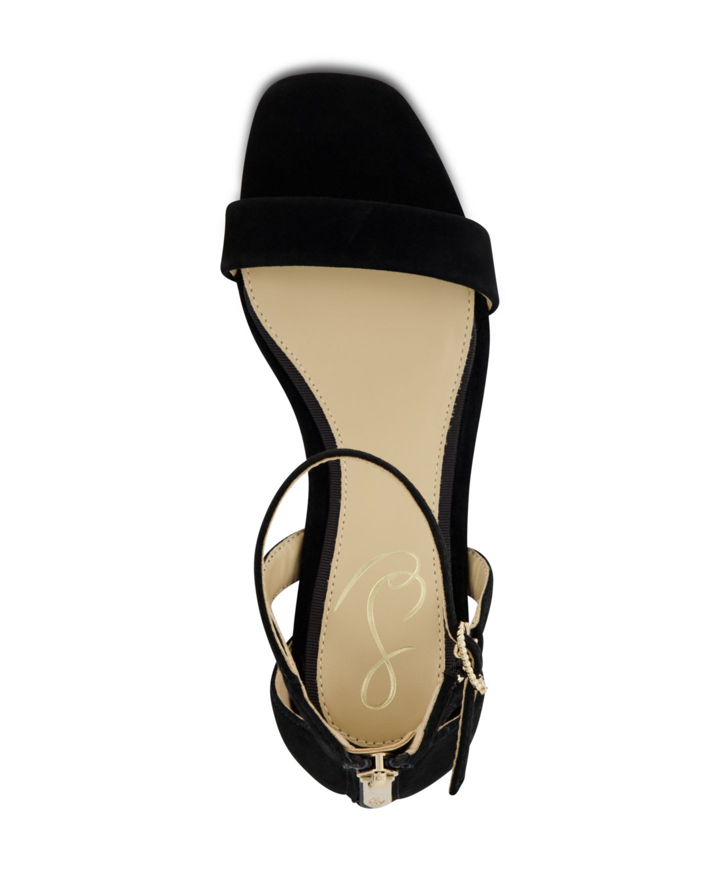 Туфли Sam Edelman Delaney Dezi Ankle Strap Dress Heel для девочек, цвет: Чёрный — фото 3