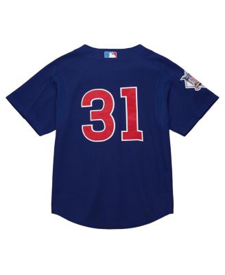 Mitchell Ness Men's Greg Maddux Royal Chicago Cubs Cooperstown Collection 2005 Batting Practice Jersey