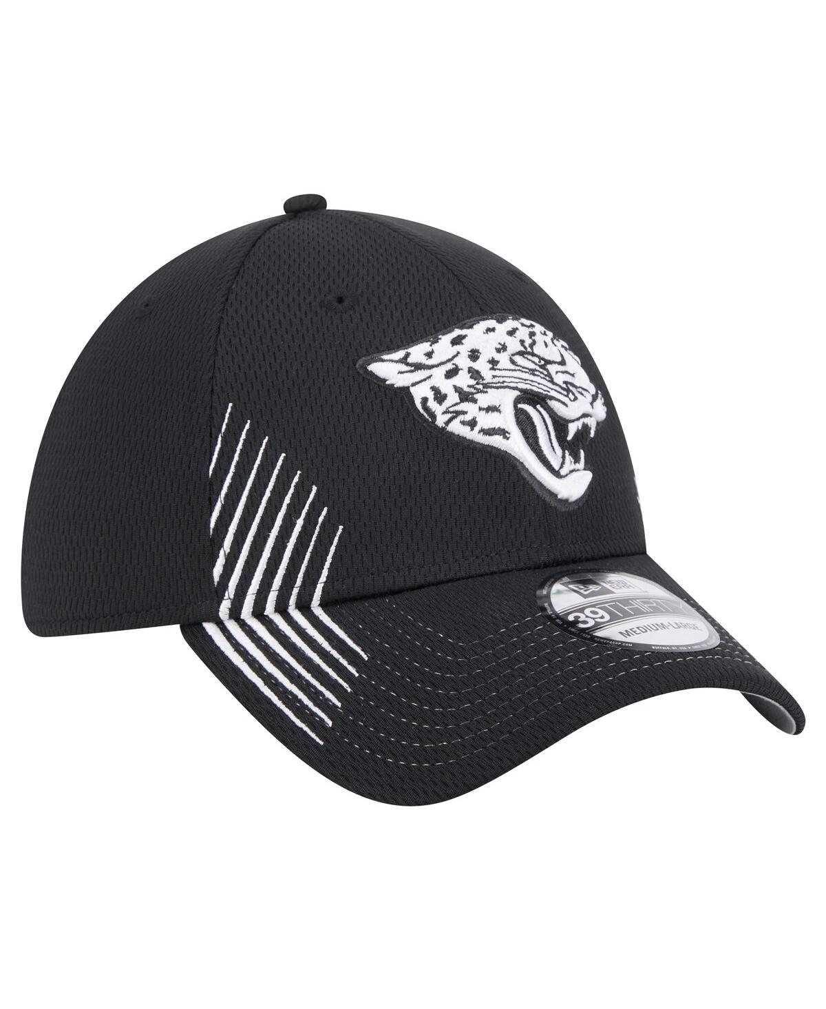 Shop New Era Men's Black Jacksonville Jaguars Active 39thirty Flex Hat