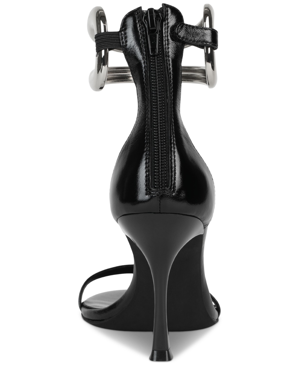 Jeffrey Campbell Cuff-It Embellished Dress Sandals -Silver