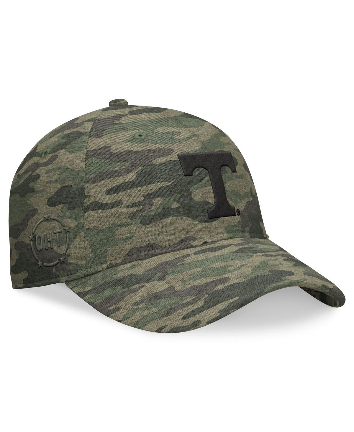 Shop Top Of The World Men's Camo Tennessee Volunteers Oht Appreciation Hound Adjustable Hat In Wdlnd Camo