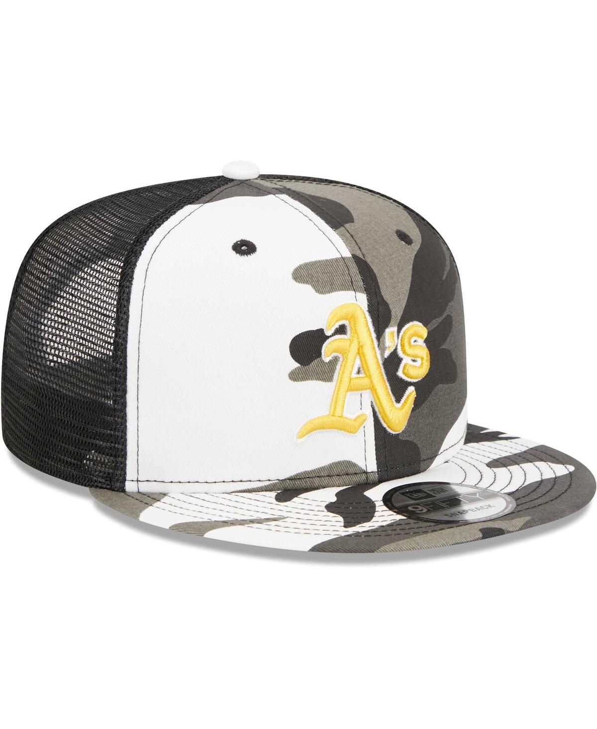 Shop New Era Men's Camo Oakland Athletics Urban Camo Trucker 9fifty Snapback Hat