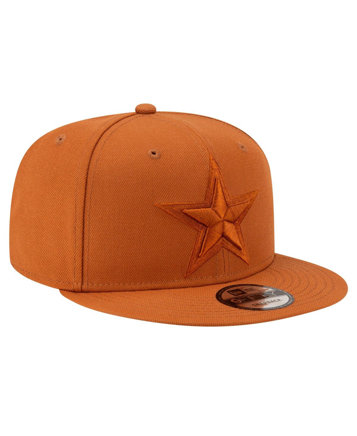 New Era Men's Brown Dallas Cowboys Color Pack 9fifty Snapback Hat In Brown