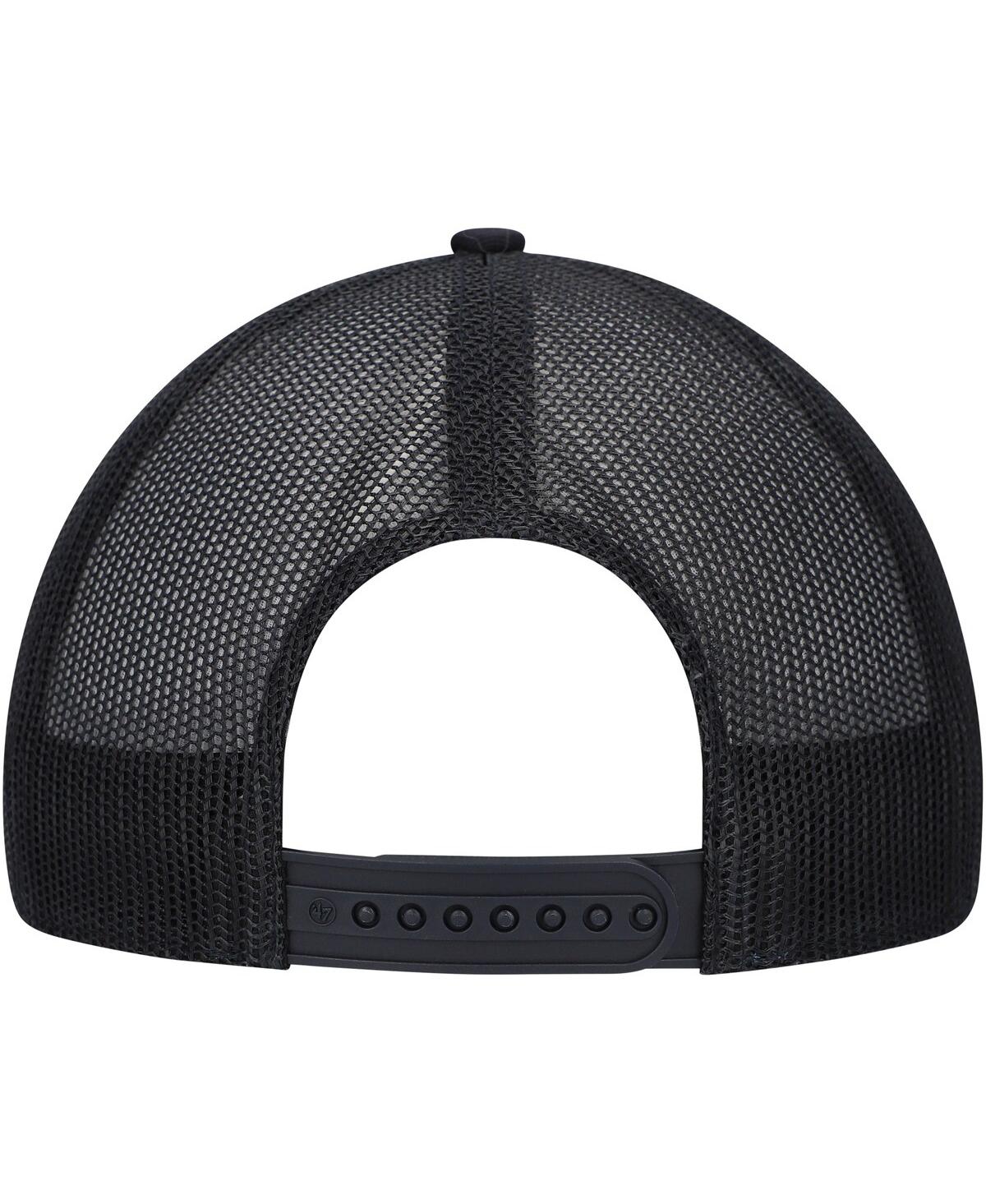 47 Brand Men's White/Navy West Virginia Mountaineers Freshman Trucker Adjustable Hat