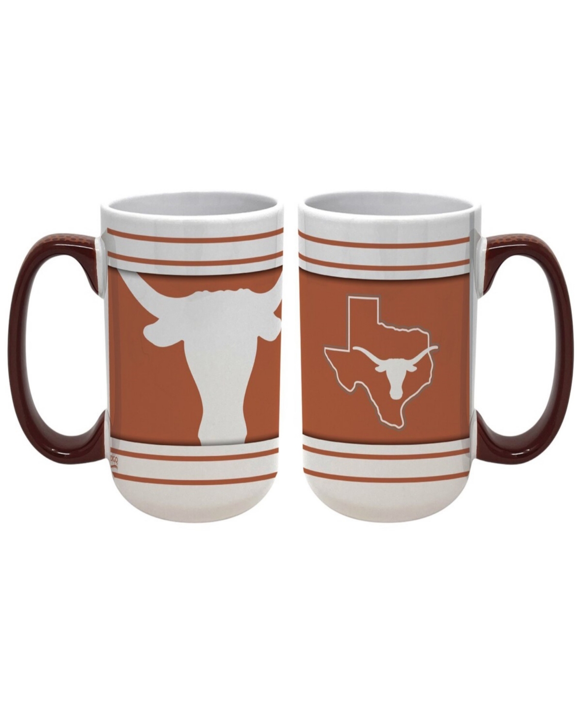 Indigo Falls Texas Longhorns 15oz. Home Away 2-pack Mug Set In No Color