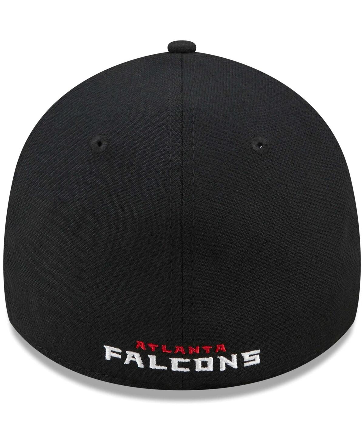 New Era Men's Black Atlanta Falcons Flawless Stripe 39Thirty Flex Hat