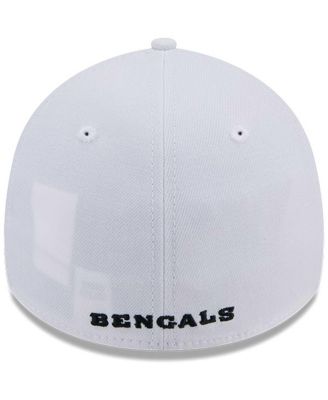 Men's White Cincinnati Bengals Main 39Thirty Flex Hat
