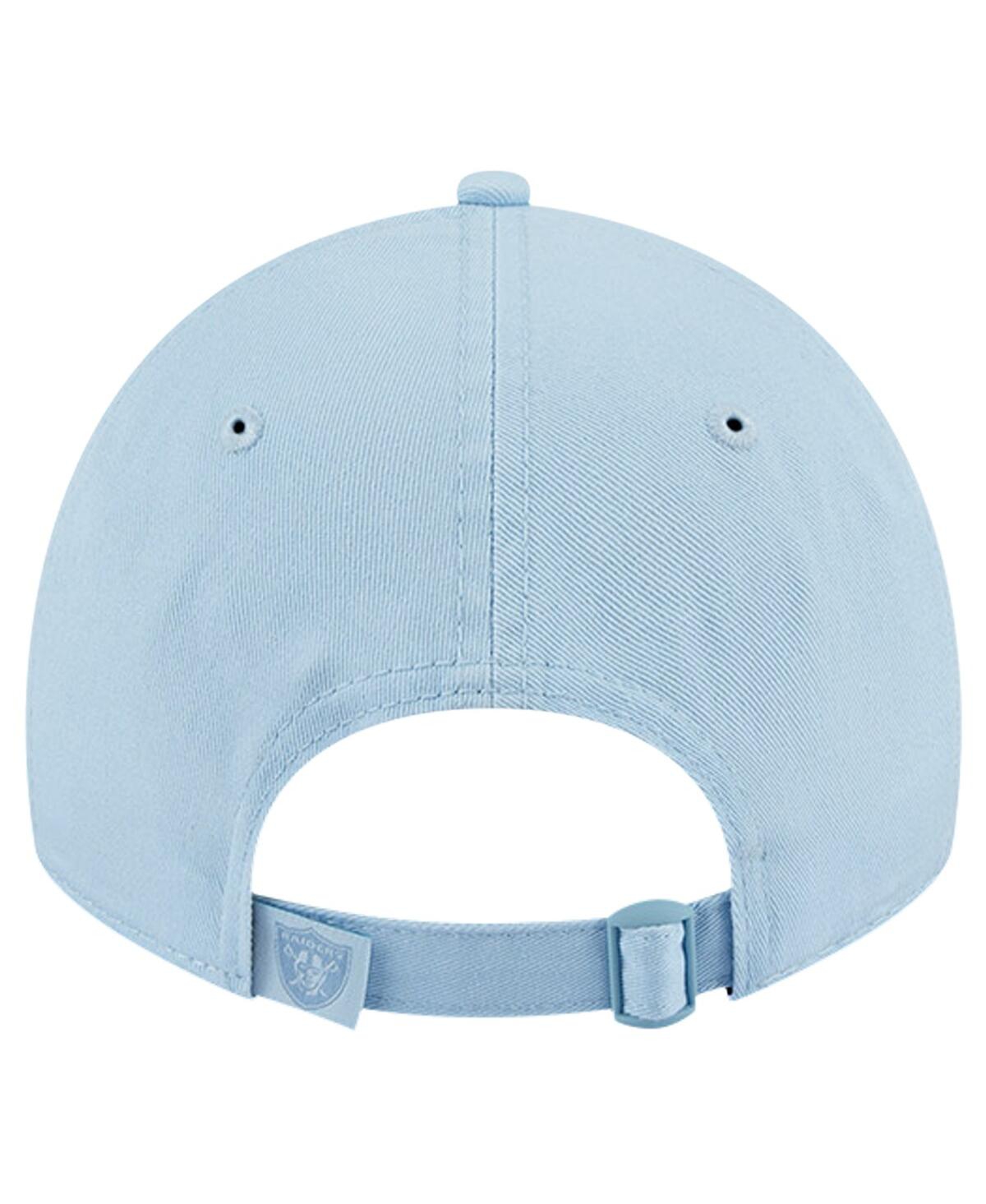 New Era Women'sLas Vegas Raiders Color Pack 9Twenty Adjustable Hat - Light Blue