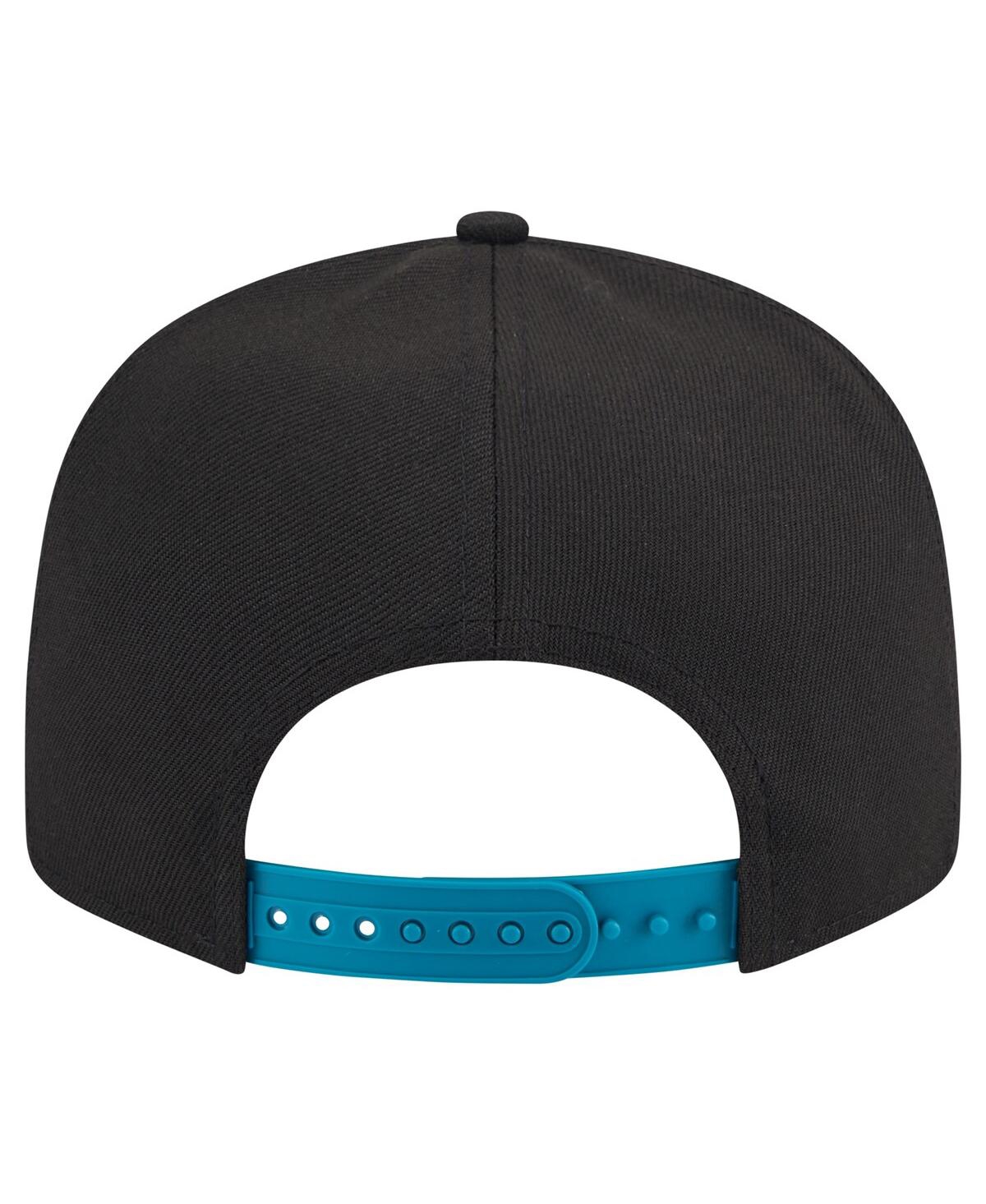 New Era Men's White/teal Jacksonville Jaguars Throwback Space 9fifty Snapback Hat In White Teal