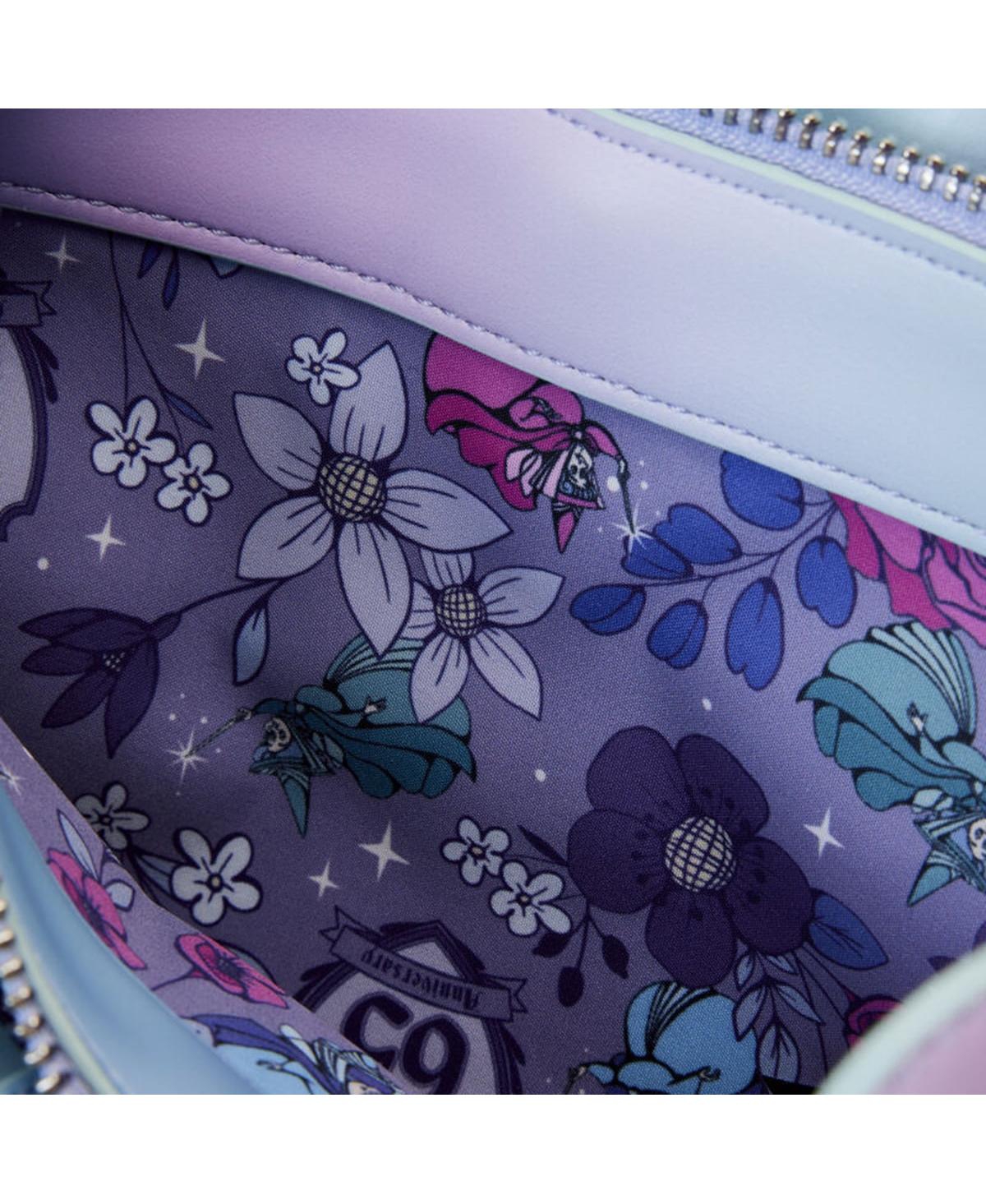 Shop Loungefly Sleeping Beauty 65th Anniversary Floral Ombre Crossbody Bag In No Color