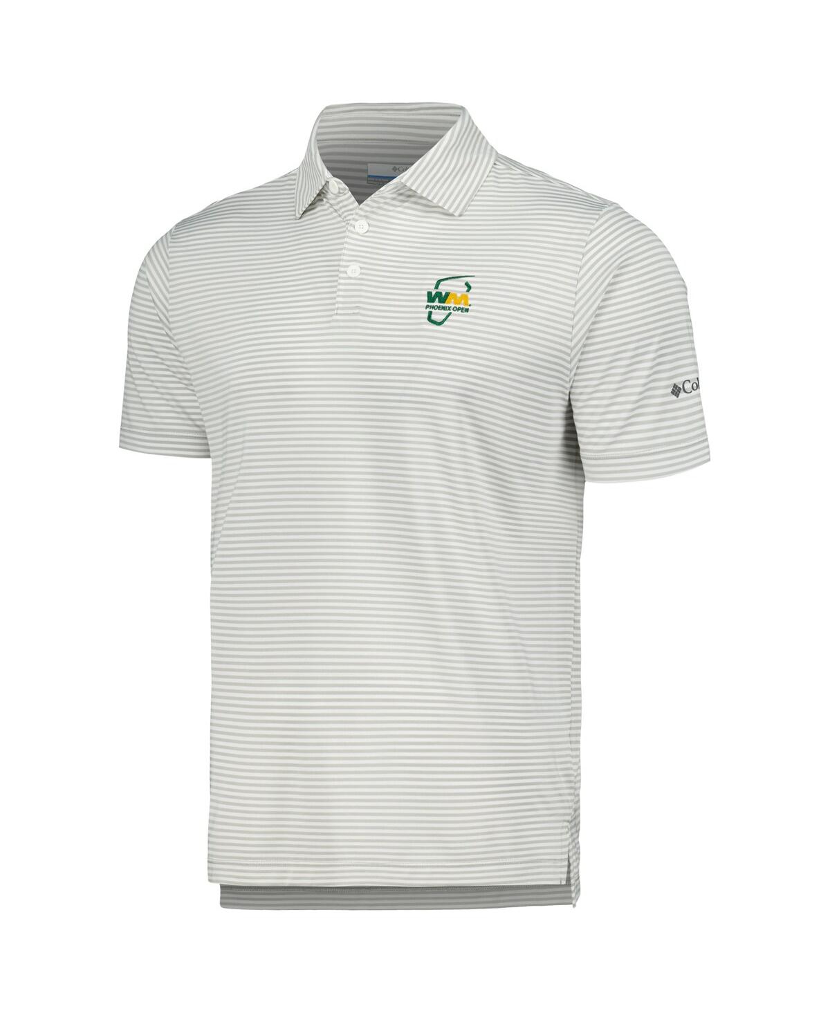 Shop Columbia Men's Gray Wm Phoenix Open Club Invite Omni-wick Polo