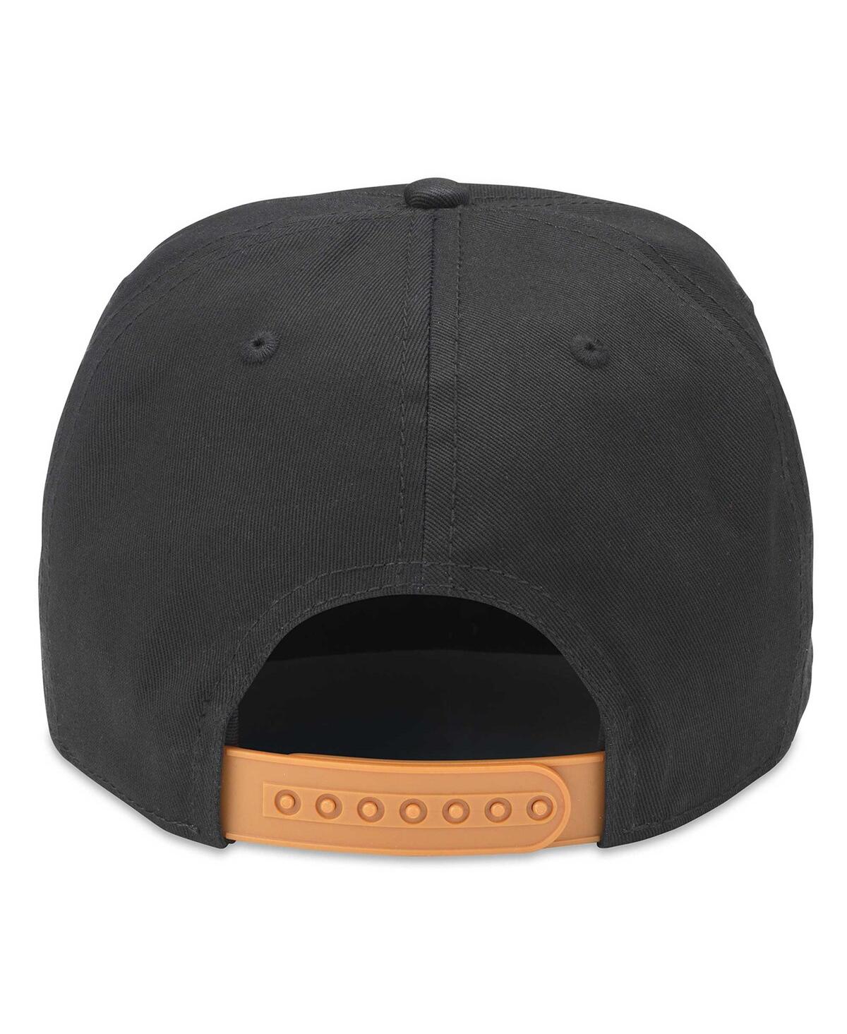 AMERICAN NEEDLE MEN'S BLACK/GOLD BOSTON BRUINS ROSCOE WASHED TWILL ADJUSTABLE HAT 