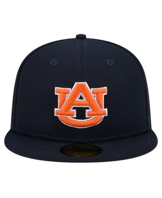 Men's Navy Auburn Tigers Throwback 59Fifty Fitted Hat