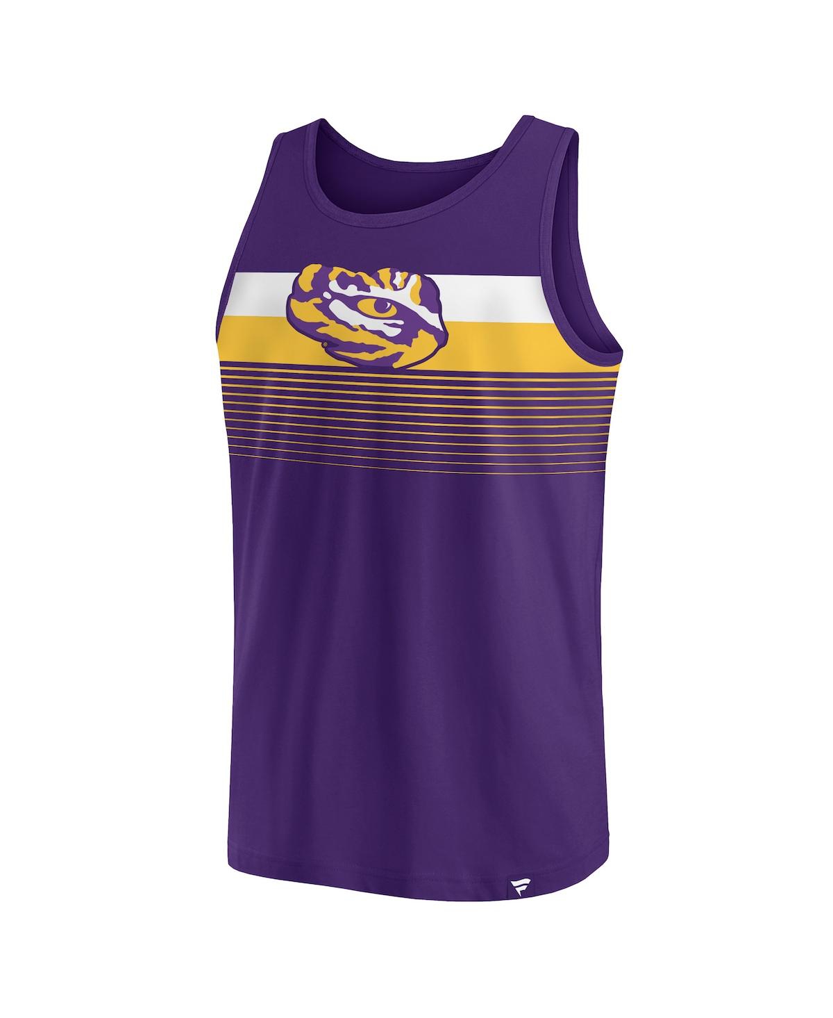 Fanatics Branded Men's Purple Lsu Tigers Wild Game Tank Top In Rp,rp