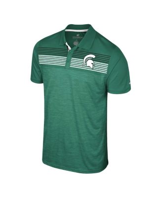 Men's Green Michigan State Spartans Langmore Polo