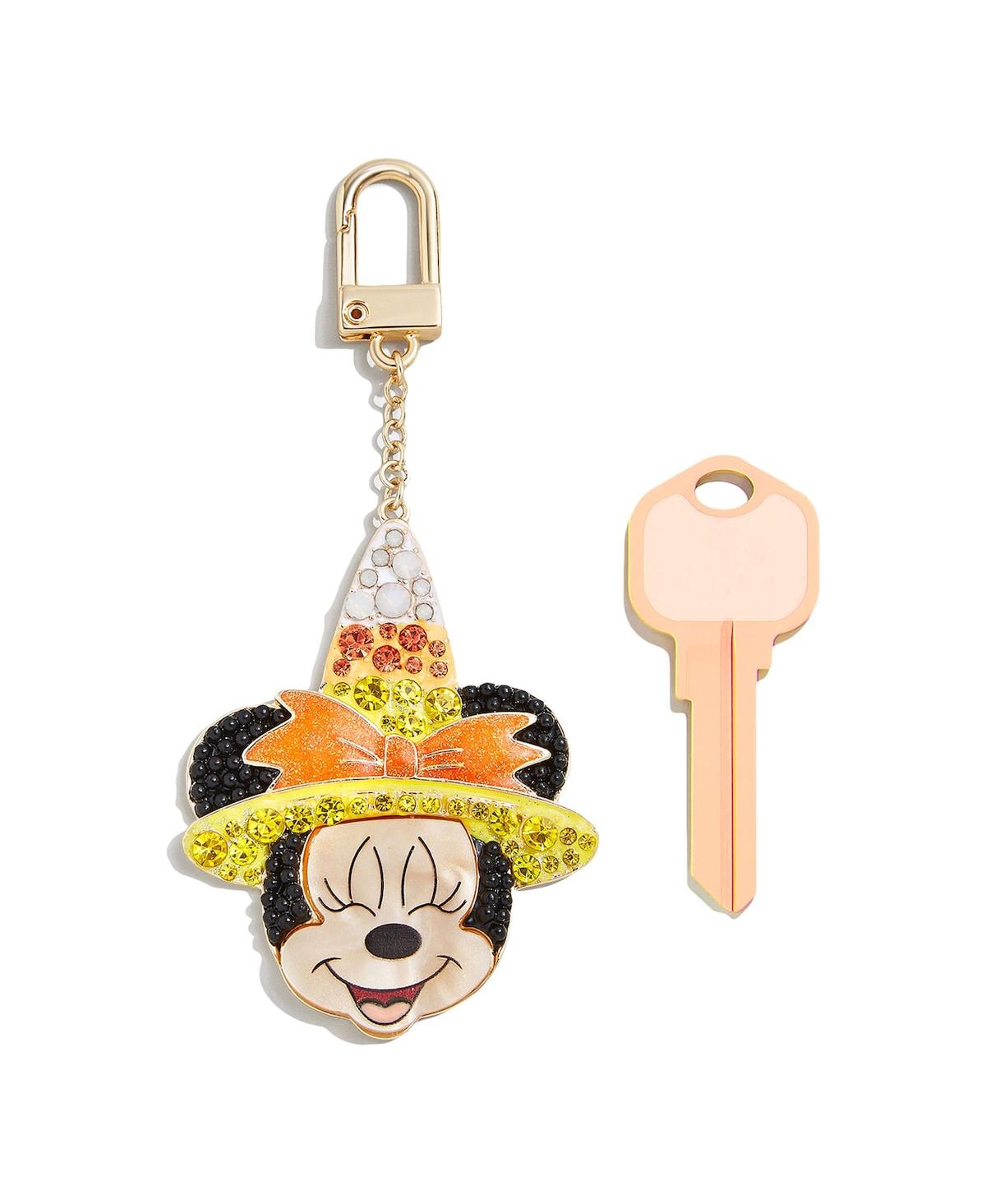 Shop Baublebar Minnie Mouse Candy Corn Keychain In Orange