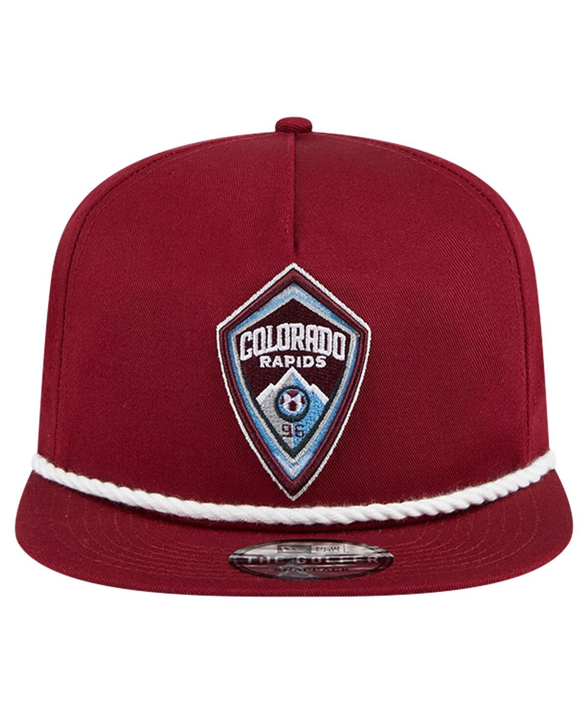 New Era Burgundy Colorado Rapids The Golfer Kickoff Collection Adjustable Hat In Burgundy
