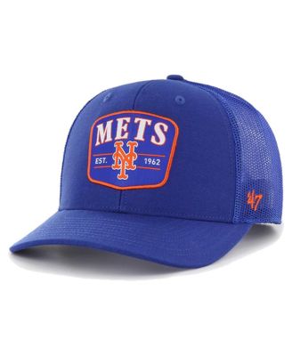 47 Brand Men s Royal New York Mets Squad Trucker Adjustable Hat Macy s