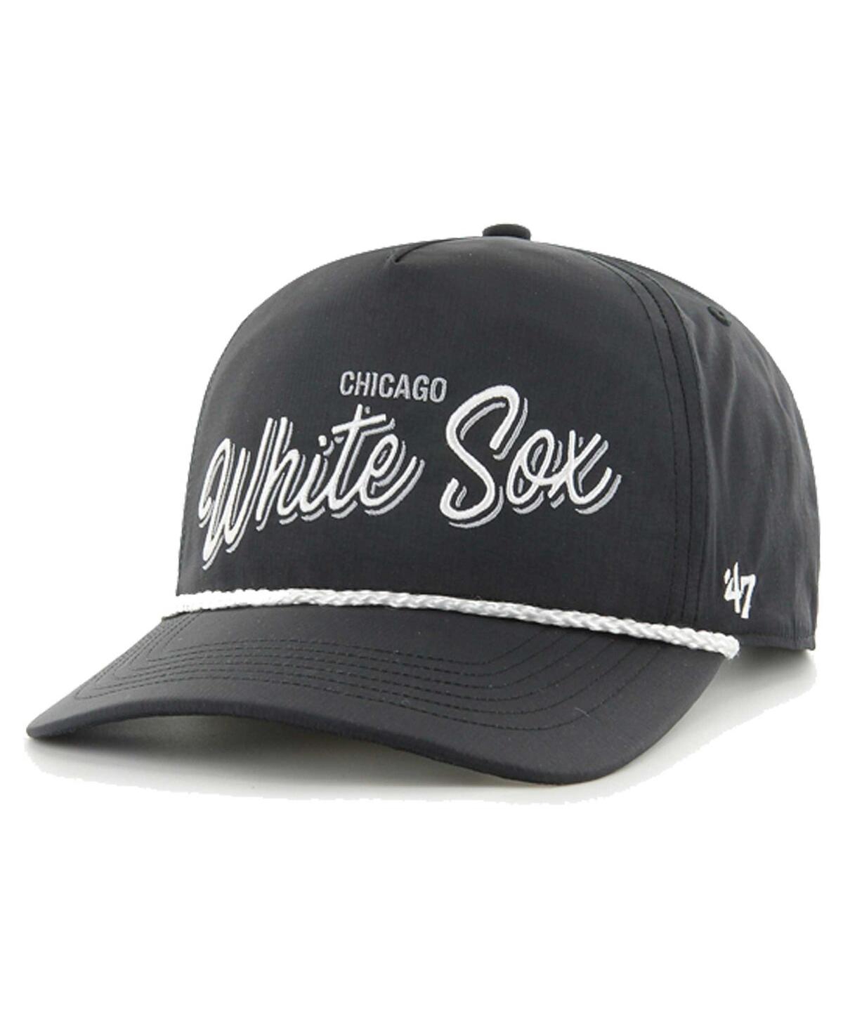 47 Brand Men's Black Chicago White Sox Fairway Hitch Adjustable Hat - Black