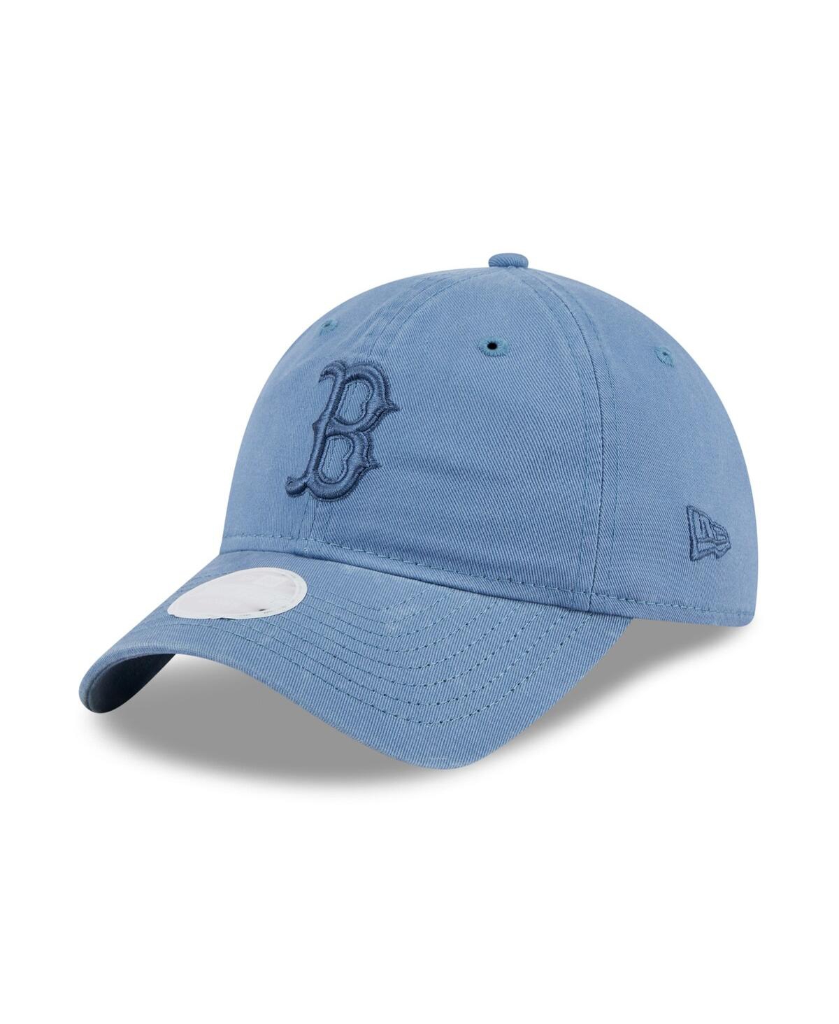 Women's Boston Red Sox Faded Blue 9Twenty Adjustable Hat - Blue