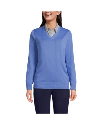 Men's Unisex Cotton Modal Vneck Pullover Sweater