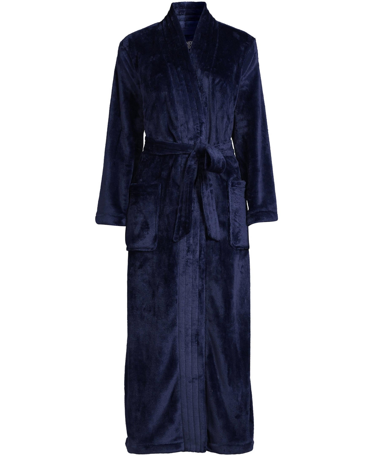 Lands' End Women's Tall Cozy Plush Wrap Robe