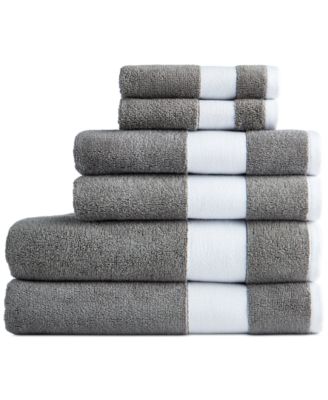 Heritage Sport Stripe Logo Cotton 6-Pc. Bath Towel Set