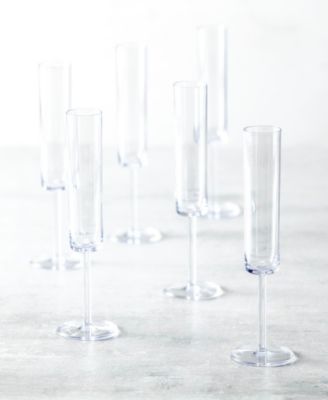 Urbo Outdoor Clear Champagne Flute 6oz - Set of 6