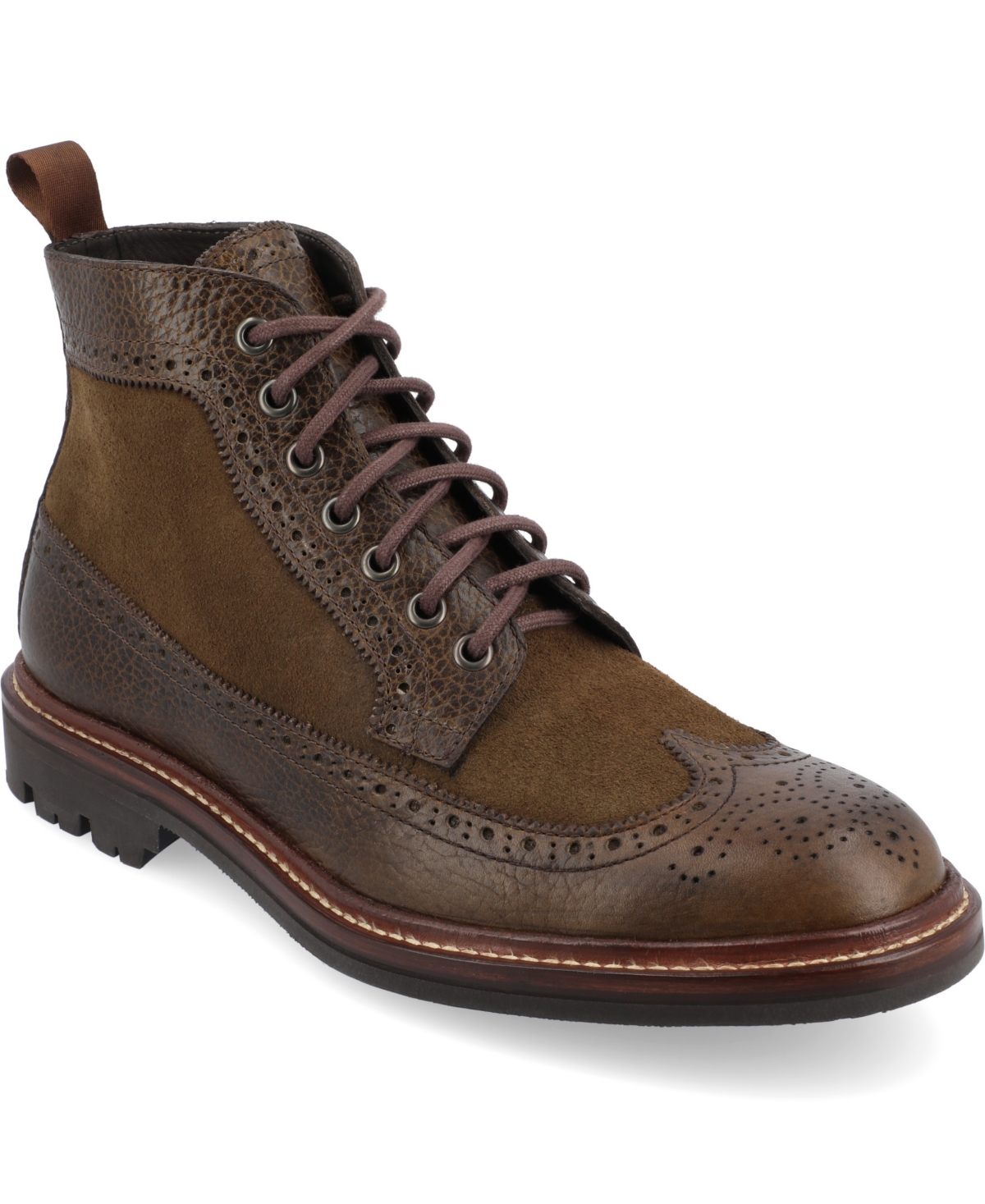 Men's The Boston Longwing Boot - Olive