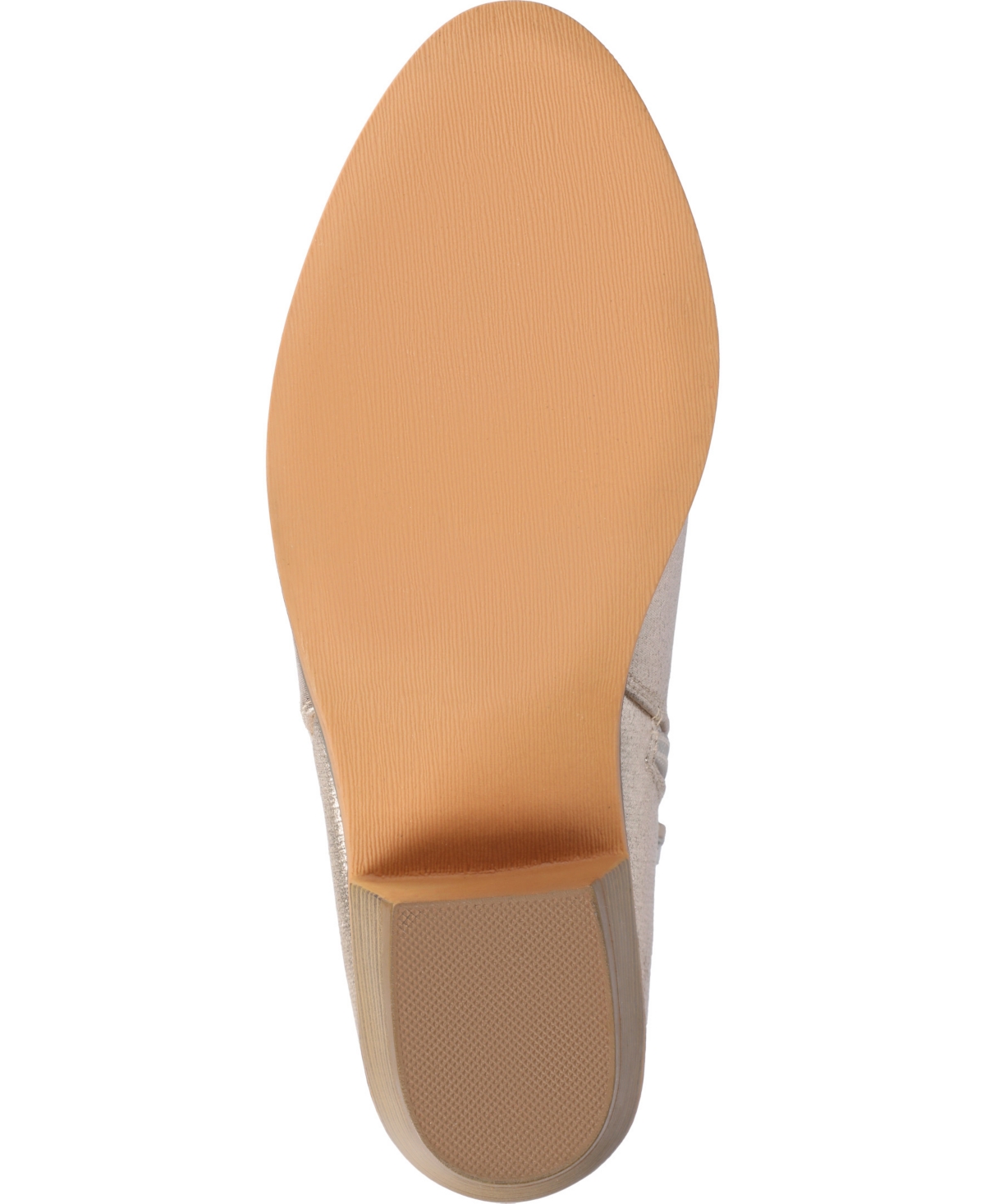 Journee Collection Women's Rebel Size Zipper Stacked Heel Booties