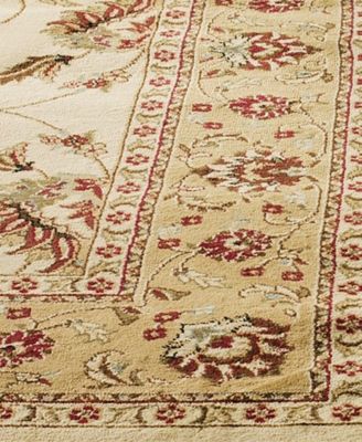 Lyndhurst LNH553 Ivory and Beige 8' x 11' Area Rug