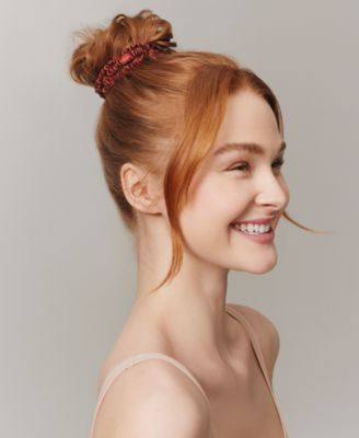 4-Pc. Pure Silk Back-to-Basics Skinny Scrunchies Set