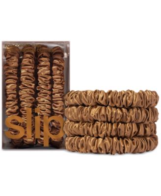 4-Pc. Pure Silk Back-to-Basics Skinny Scrunchies Set