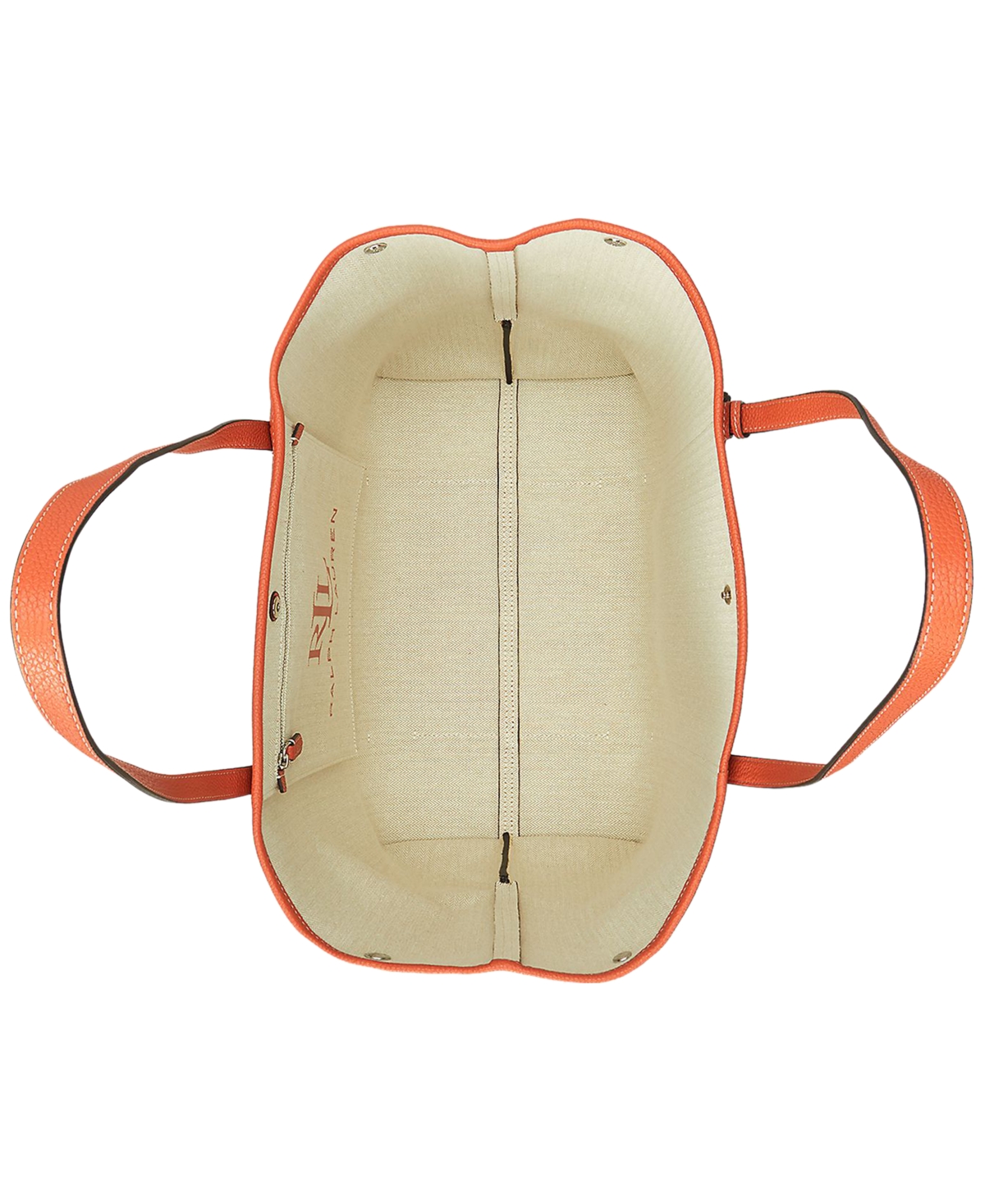 Lauren Ralph Lauren Pebbled Leather Extra-Large Emerie Tote Bag