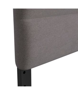 Coppola King Headboard With Tufted Upholstery And Powder Coated Metal Frame