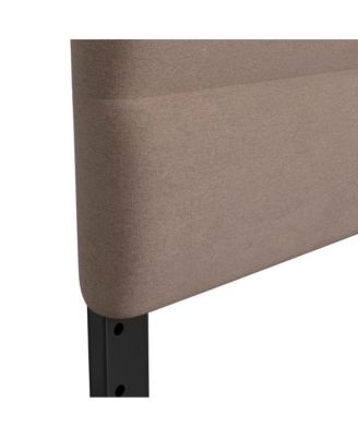 Coppola Queen size Metal Frame Tufted Upholstery And Powder Coated Headboard