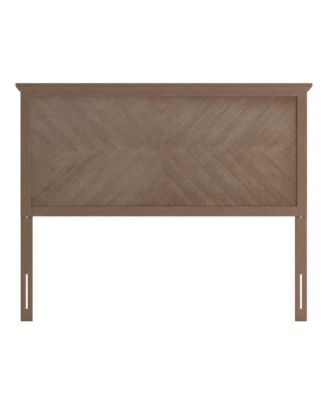 Marta Full Herring Bone Wooden Adjustable Headboard Only