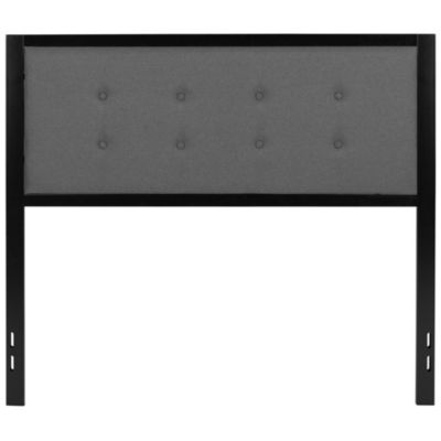 Camden Full Headboard Upholstered Button Tufted Headboard With Metal Frame And Adjustable Rail Slots