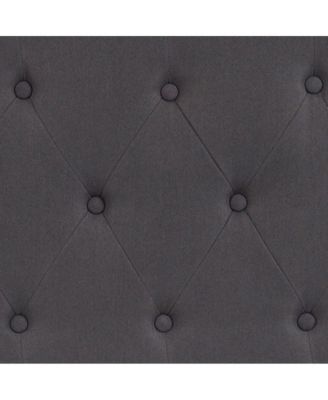 Arched King Button Tufted Upholstered Headboard