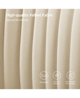 Velvet Accent Chair with Gold Metal Legs for Bedroom Guest Room Vanity