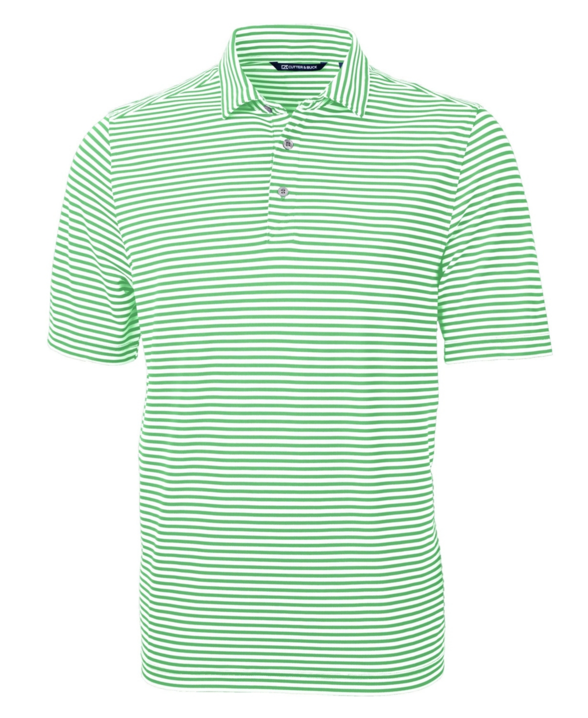 Men's Virtue Eco Pique Stripe Recycled Polo Shirt - Gelato