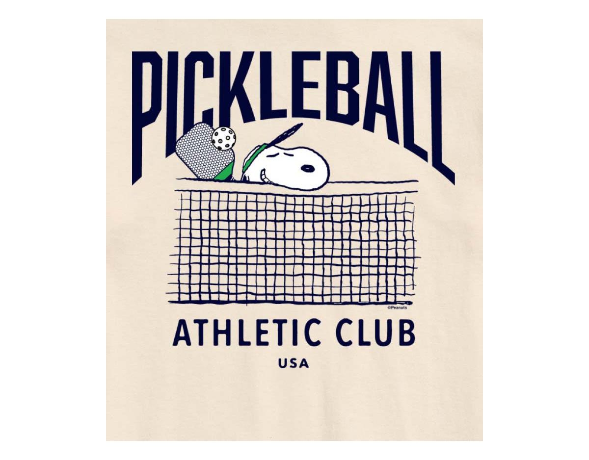 Shop Airwaves Hybrid Apparel Peanuts Pickleball Mens Short Sleeve Tee In Yellow