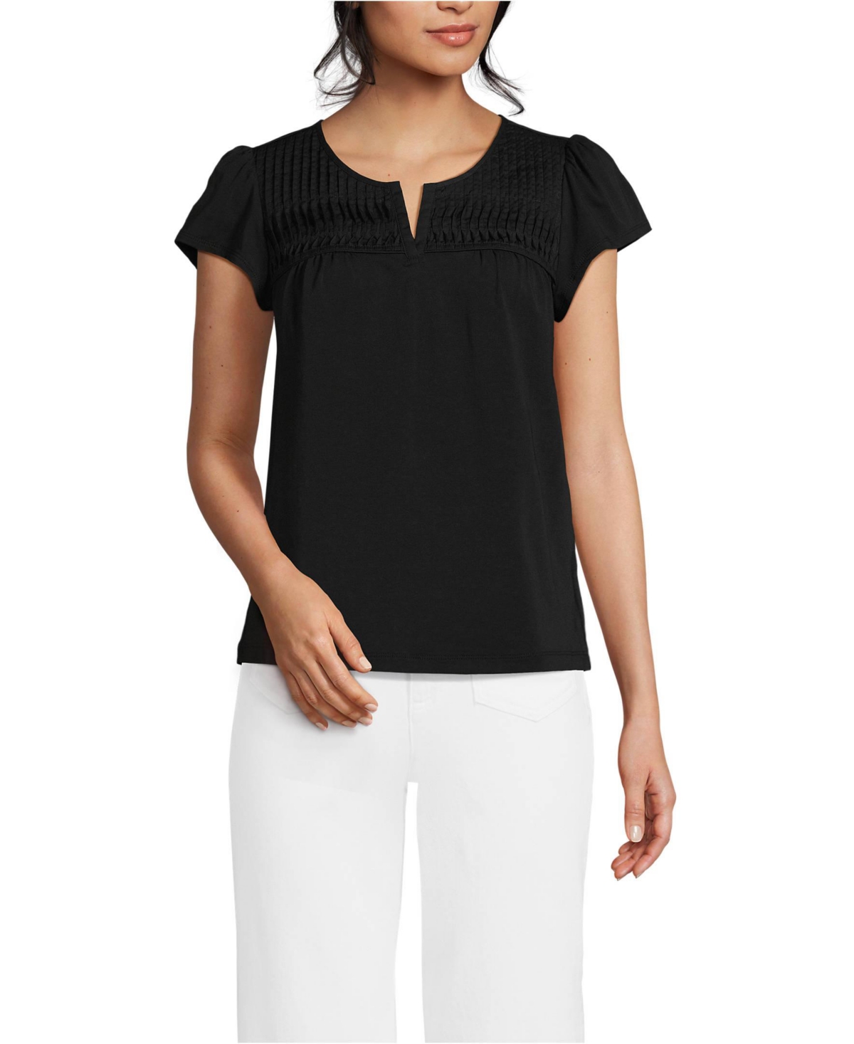 Lands' End Women's Lightweight Jersey Top