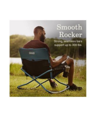 Cross Rocker Rocking Chair, Deep Ocean Blue