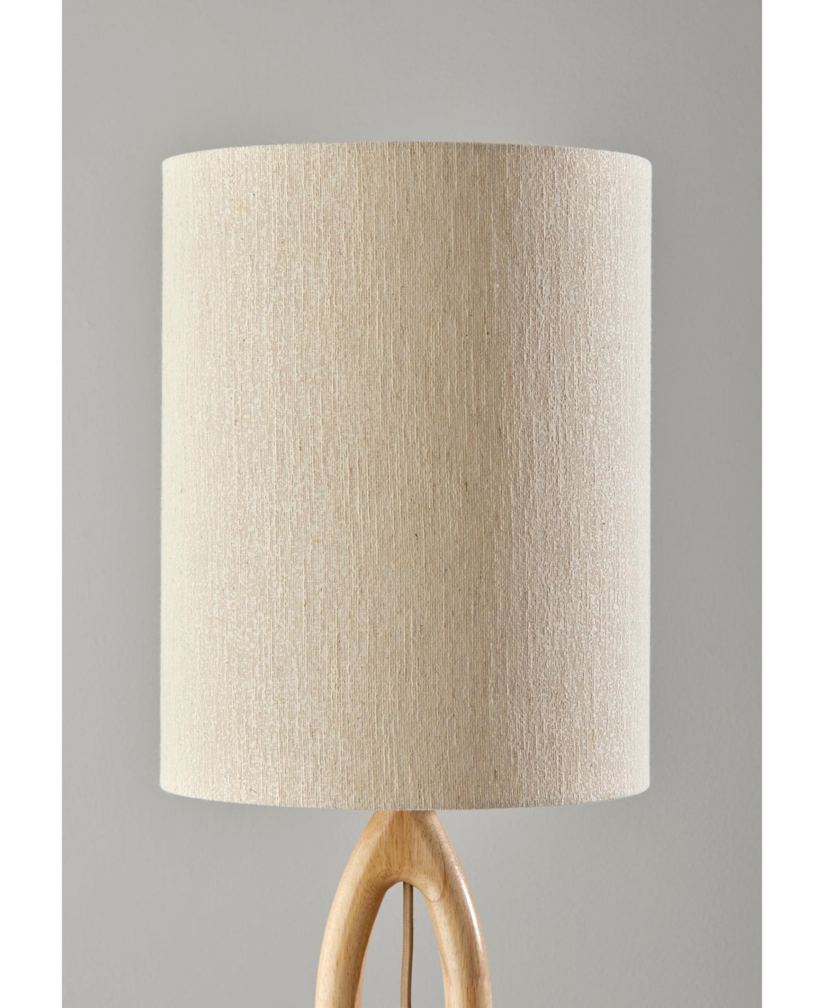 Shop Adesso 61" Wood Mayfair Floor Lamp In Natural Wood