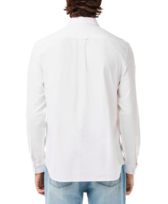 Men's Woven Long Sleeve Button-Down Oxford Shirt