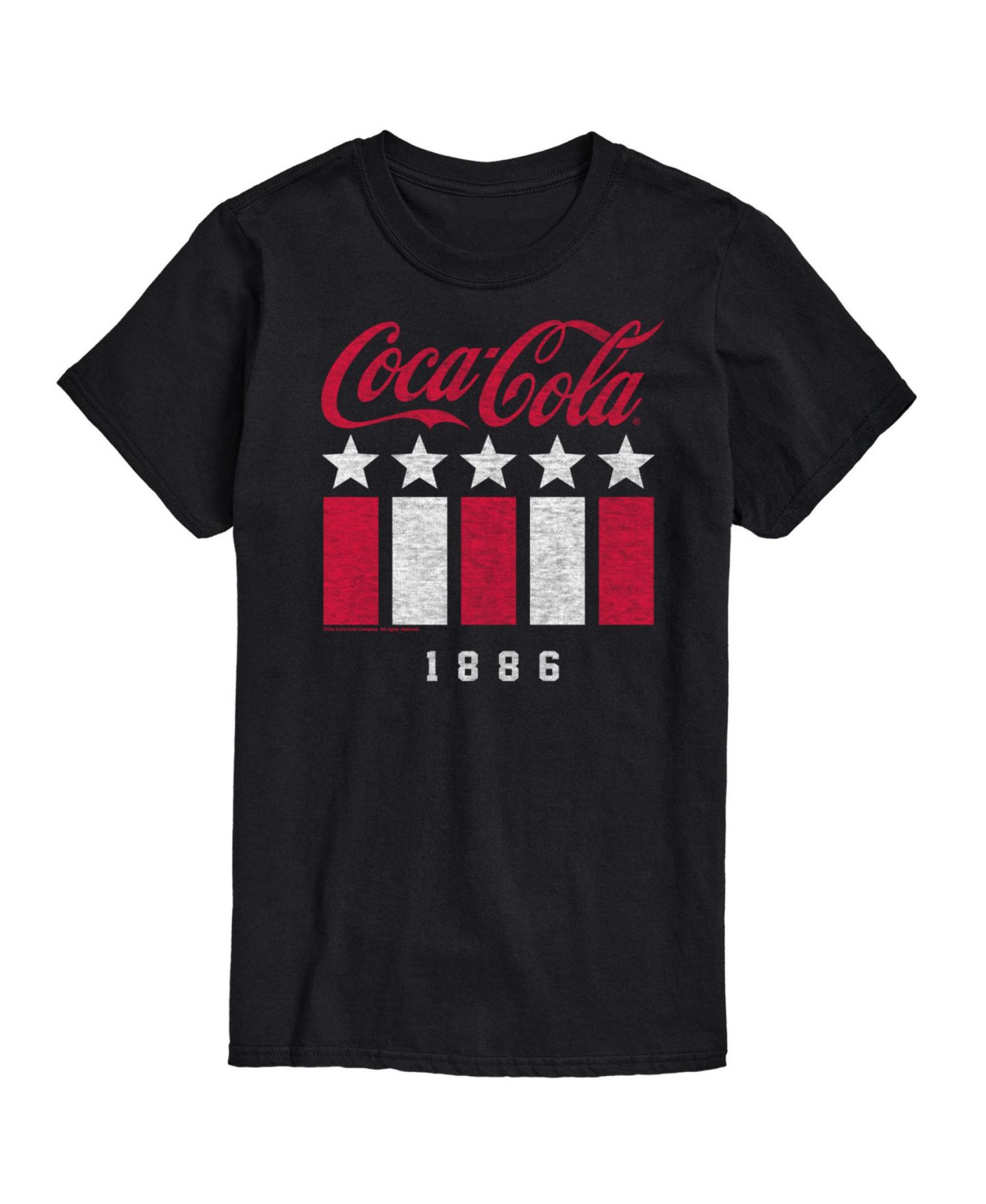 Мужская футболка AIRWAVES Hybrid Apparel Coca Cola Americana Short Sleeve, цвет: Чёрный — фото 1