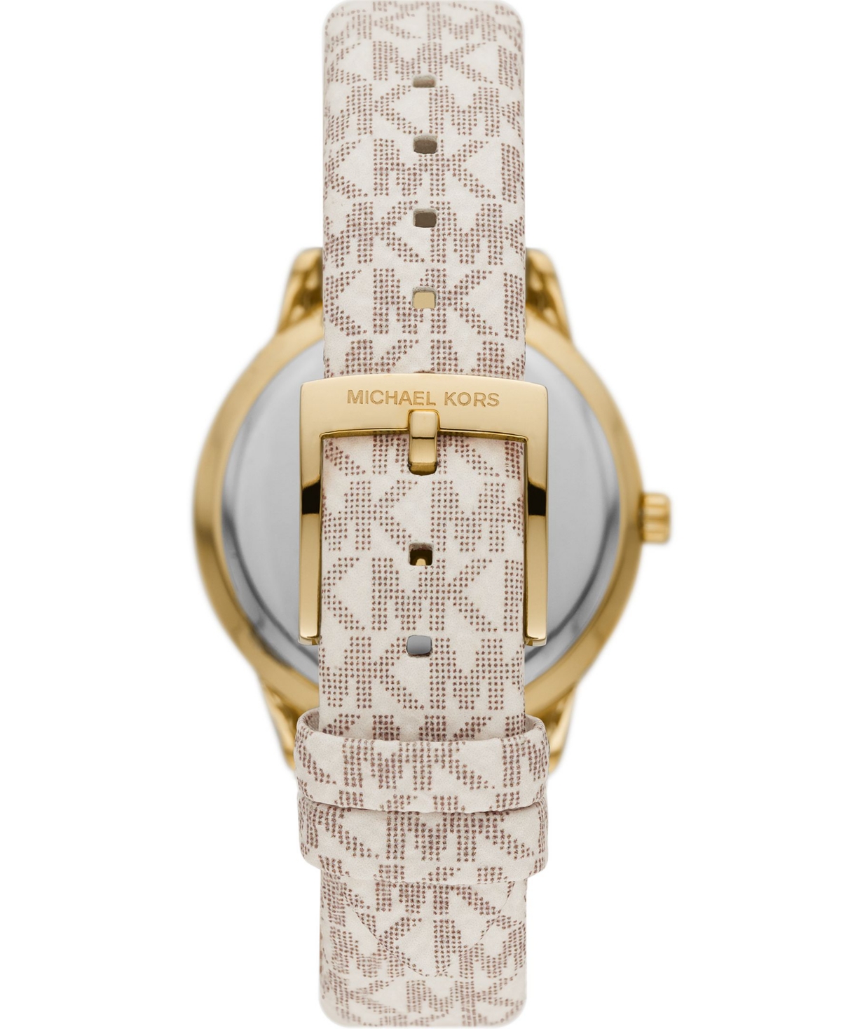 Shop Michael Kors Women's Tibby Three-hand Vanilla Pvc Watch Set 34mm In No Color